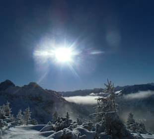 Blick vom Höhenwanderweg