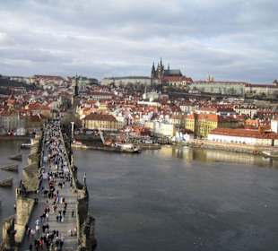 Blick über die Moldau