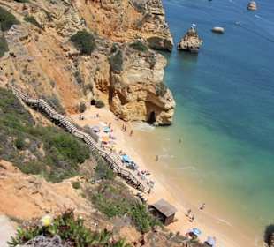 Steilküste - Strand - Meer