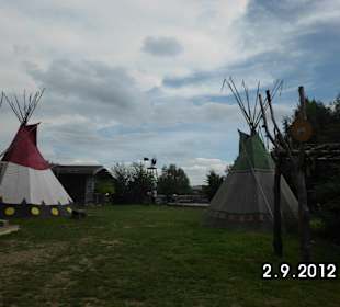 Das Gelände der Indianer