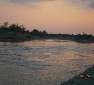 The river in the evening light