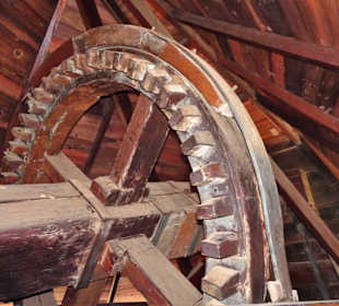 Das Getriebe der Museumsmühle