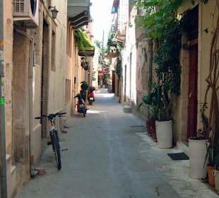 Gasse in der Altstadt Rethymnons
