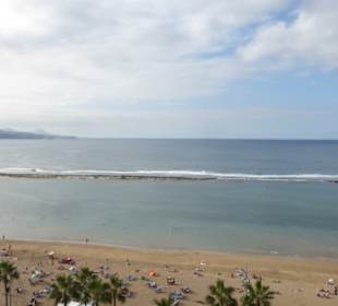 Blick auf den Stadtstrand Playa de las Canteras