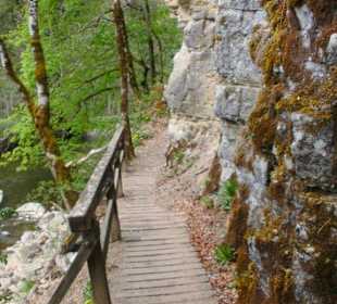 Abwechslungsreiche Wegführung