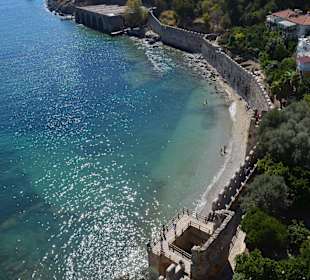 Bucht und alte Schiffswerft in Alanya