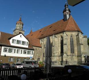 Blick auf die Stiftskirche vom Marktplatz
