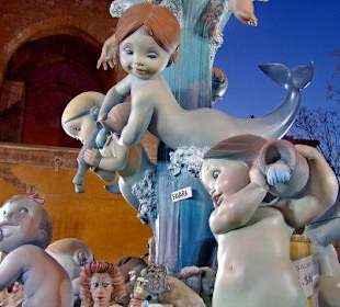 Fin de semana en fallas de valencia