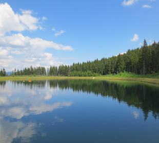 Kleiner See an der Mittelstation der Planaibahn