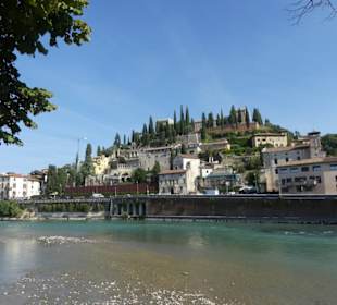 Fluss Etsch Altstadt
