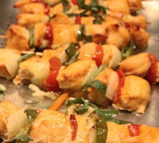 Hähnchenbrustspieße