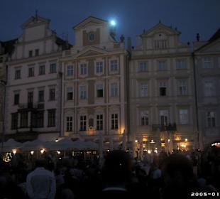 Altstadtkulisse bei Nacht Euro 2008