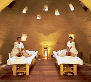 Ein Behandlungsraum im Earth Spa