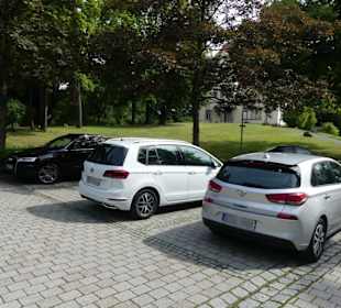 Kleiner Parkplatz an der Veste