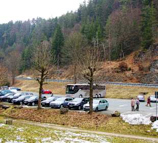 Parkplatz an der Teufelshöhle