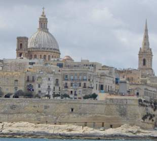 Blick auf Valletta
