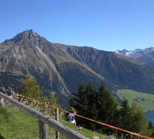 Blick auf den Reschensee