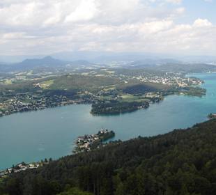 Blick auf den Wörthersee vom Pyramidenkogel