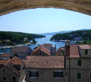 Hafen von der Insel Hvar