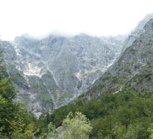 Auf dem Weg zur sogenannten Eiskapelle