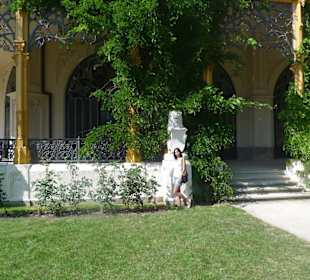 Крыльцо входа из сада