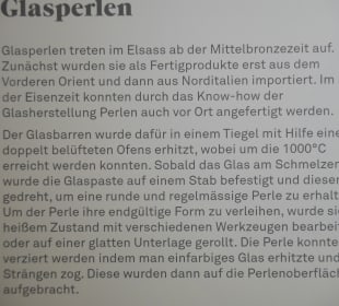 Herstellung von Perlen