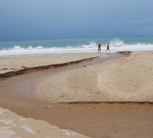 Ablauf des Regenwassers!