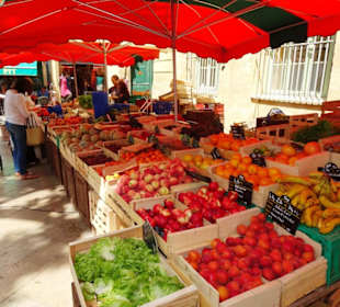 Rundgang über den Wochenmarkt von Aix-en-Provence