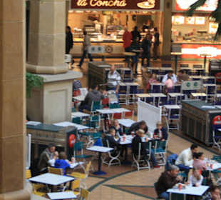 Blick auf die Coca Cola Oase