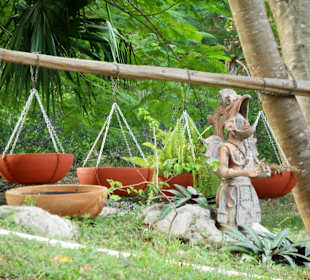 In der Anlage Cenote Ik-Kil