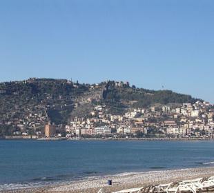 Blick zur Burg Alanya