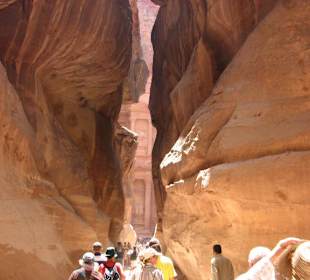 Am Ende der Felsenschlucht