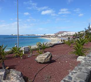 Blick auf die Playa Blanca