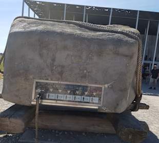 Stein als Größenbeispiel