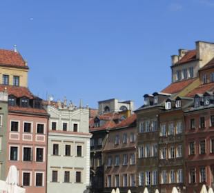 Der wiederaufgebaute Altstadtmarkt von Warschau
