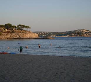 Strandpanorama abends