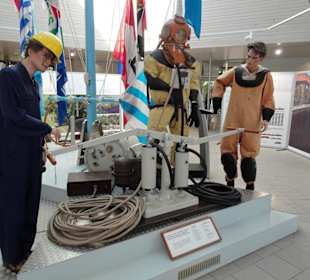 Im Infozentrum des WSA Minden