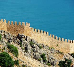 Burg von Alanya (Ic Kale) An&/Abfahrt