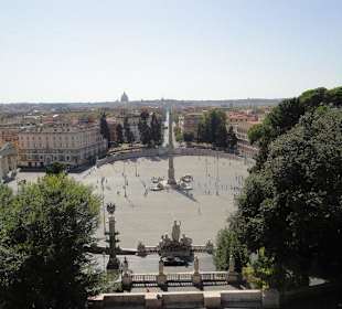 Blick auf Piazza del Popolo