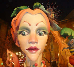 Fin de semana en fallas de valencia