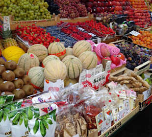 Rundgang über den Obstmarkt Bozen