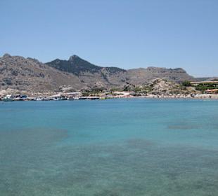 Umgebung vom kleinen Strand