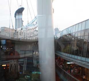 Singapur Flyer, bei Nacht am schönsten.