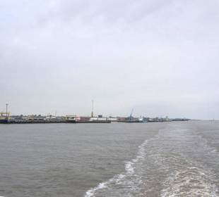 Hinter uns liegt Cuxhaven