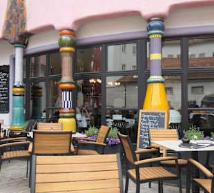Kaffeepause Café Alt Magdeburg (Terrasse)