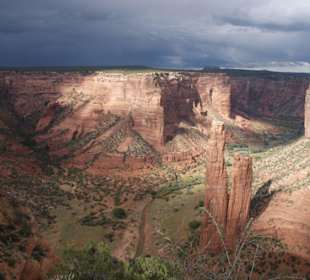 Spiderrock kurz vor einem Gewitter