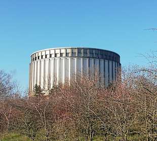 Blick zum Panorama-Museum vom Parkplatz