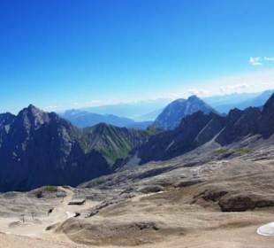 Der Ausblick über das Gebiet
