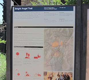 Bright Angel Trail - Verhaltensregeln