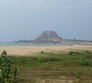 Das Parkende an der Küste